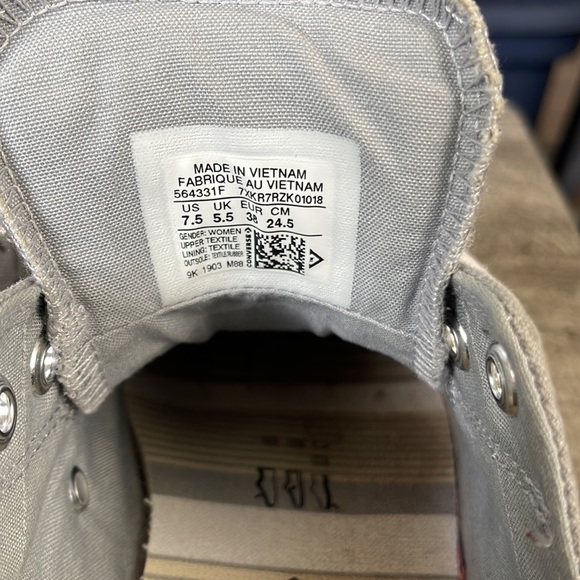 Converse All Star shoes in grey - Picture 4 of 5